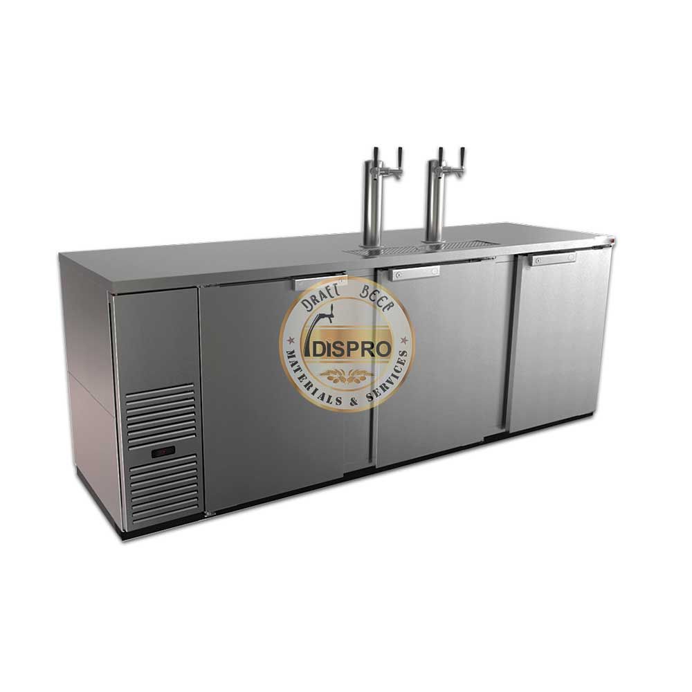 Kegerator Dispro Inox 3 puertas, FDD-95-S-N 115V-50/60H