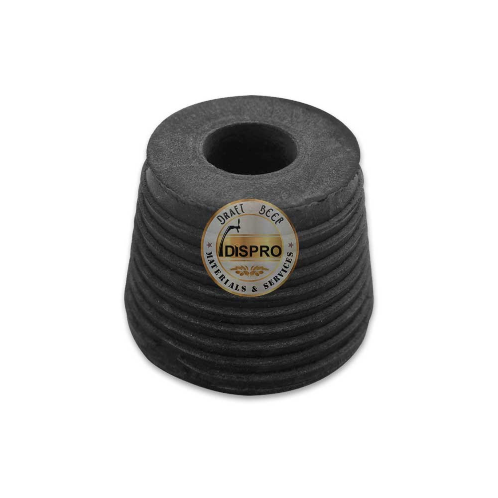 Tapón de Goma con 1 agujero 9mm