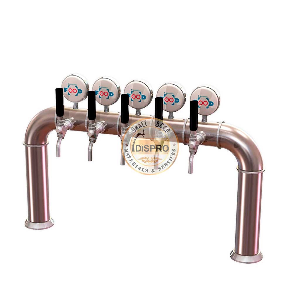 Columna Puente Lisa 6 grifos