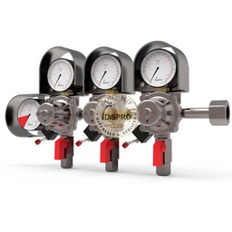 [PM007] Regulador Plus 3 Cuerpos Dispro Rosca DIN 5/8&quot;