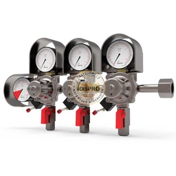 [PM059] Regulador Plus 3 Cuerpos Dispro Rosca G1/2&quot; JG5/16&quot;