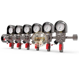 [PM068] Regulador Eco 6 Cuerpos Dispro G1/2&quot; 5/8&quot;