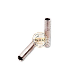 [CM001] Unión de Acero Inox d 10x13mm x 40mm largo (3/8&quot;)